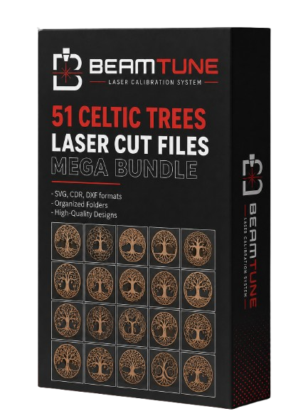 51 celtic trees laser cut files bundle